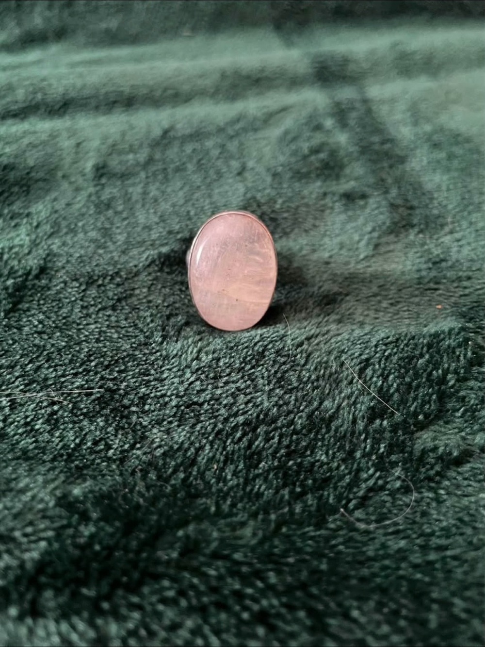 Moonstone sterling silver ring